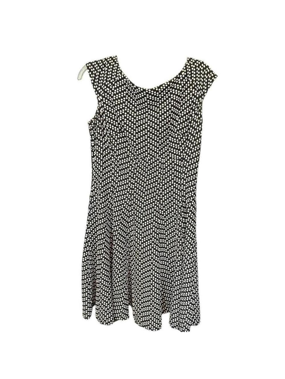 Danny & Nicole | Women's Black & White Dress | Size 10 | 0793